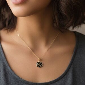 Camellia Flower Pendant